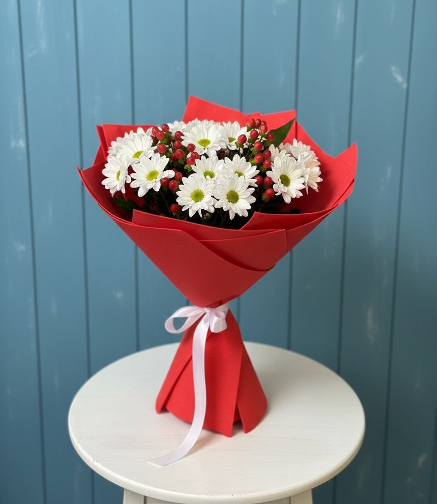 Букет цветов из: Хризантемы в Верхние Татышлы