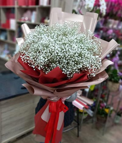 Букет цветов из: Гипсофила в Верхние Татышлы