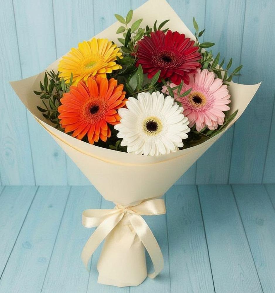 Букет цветов из: Герберы в Верхние Татышлы