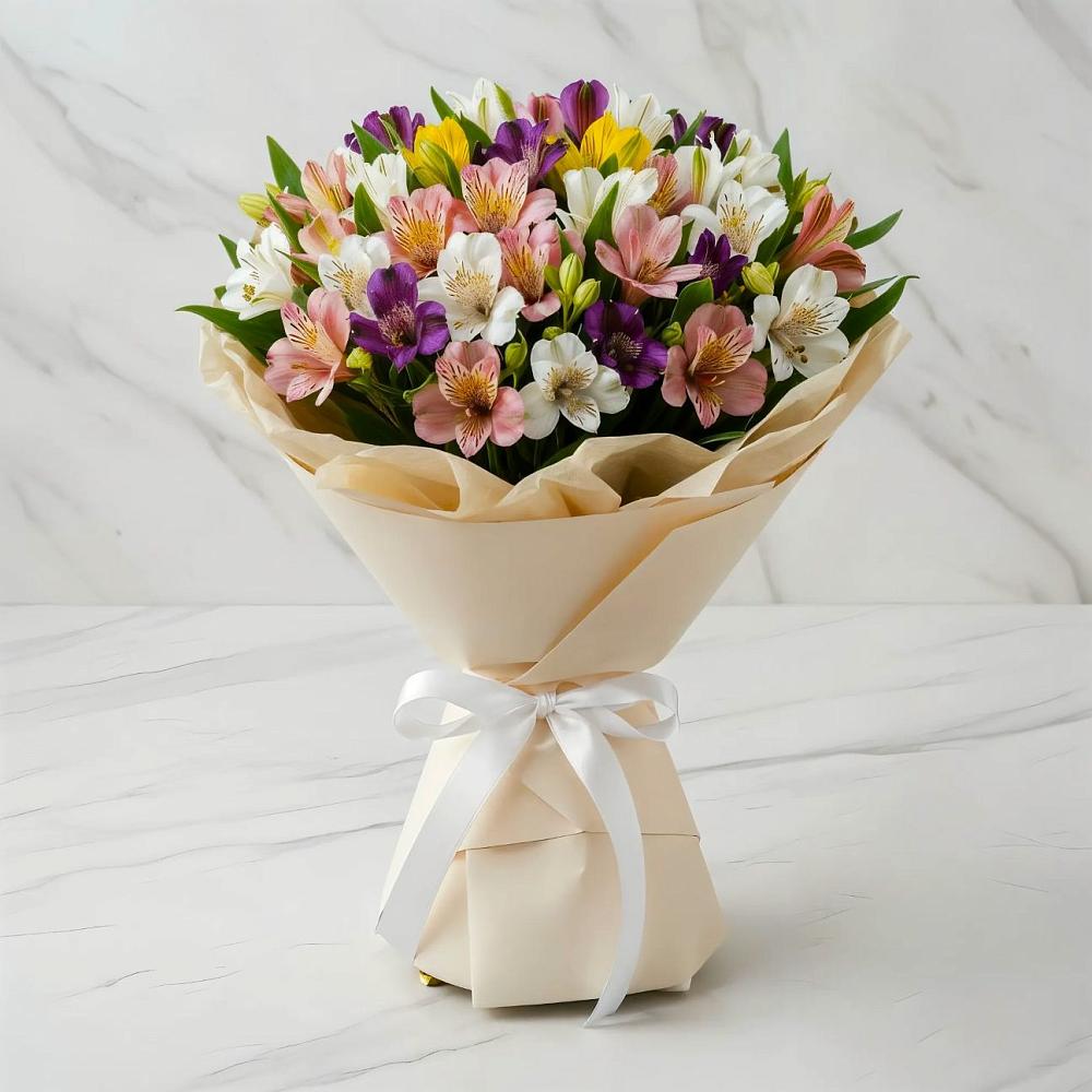 Букет цветов из: Альстромерии в Верхние Татышлы