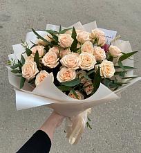 Букет Кремовые розы Латте в Верхние Татышлы