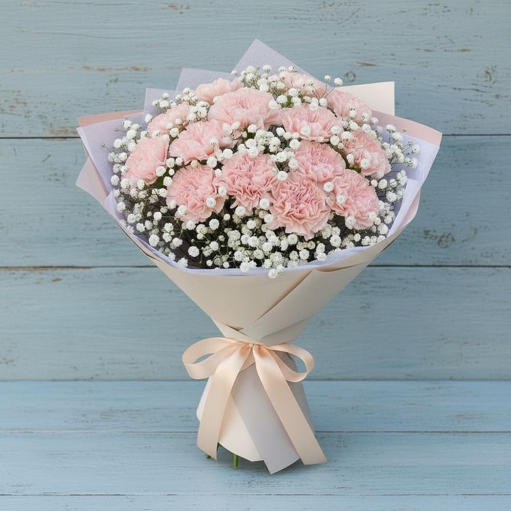 Букет цветов из: Гвоздики в Верхние Татышлы