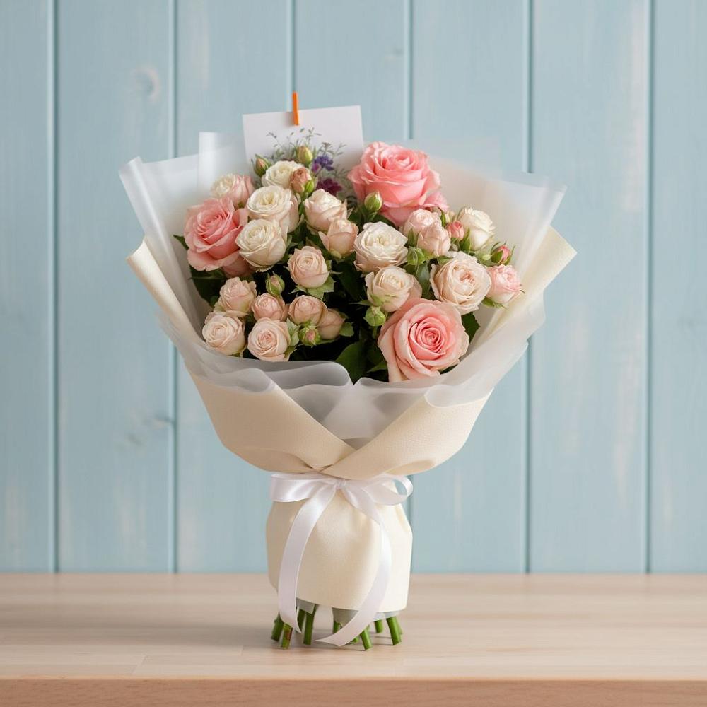 Букет цветов из: Розы в Верхние Татышлы