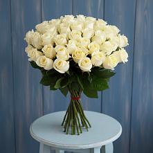 Букет 51 Белая роза Эдлесс Лав в Верхние Татышлы