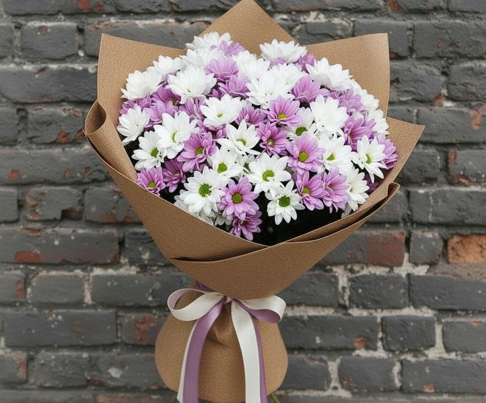 Букет цветов из: Хризантемы в Верхние Татышлы