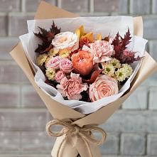 Букет цветов из:  Гвоздики, Хризантемы и Розы в Верхние Татышлы