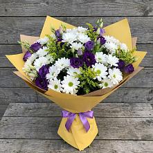 Букет цветов из:  Ирисы, Хризантемы и Ромашки в Верхние Татышлы