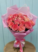 Букет 15 Розовых роз Равель в Верхние Татышлы