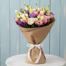 Букет цветов из:  Лизиантусы в Верхние Татышлы