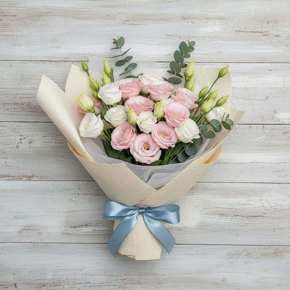 Букет цветов из: Лизиантусы в Верхние Татышлы